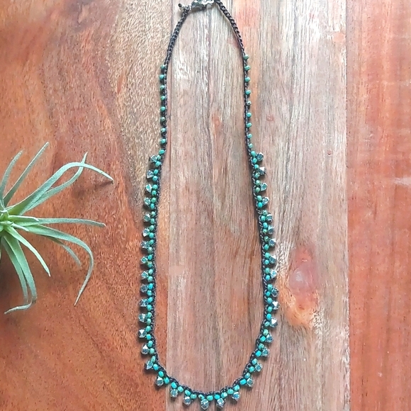 Bohemian Necklace, Turquoise Handcrafted by Rust Belt R… - Picture 7 of 15